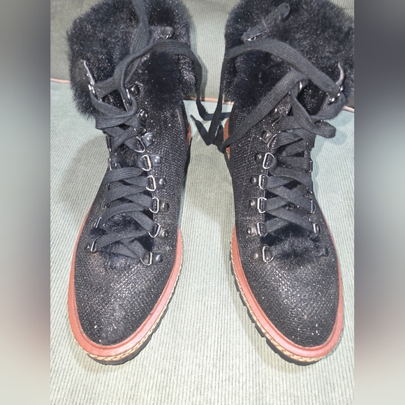 Kate Spade Sparkly Fur size 5 booties - Picture 7 of 11